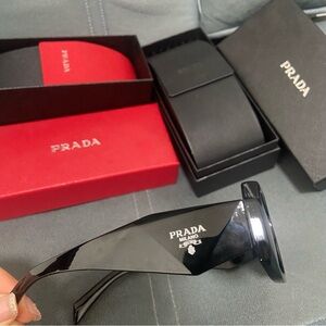 Prada Glossy Black Sunglasses